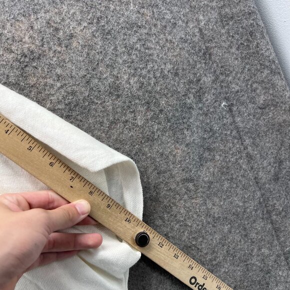 Vince Camuto Sweater Womens 2X Beige Cowl Neck Short Sleeve Lightweight Knit - Picture 5 of 14